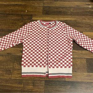 Ava Checkered cardigan